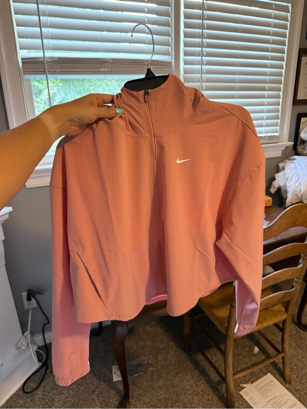 Nike Pink Crewneck with Subtle Swoosh